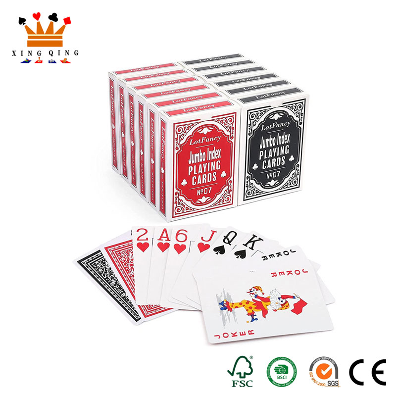 Carte da gioco classiche del casinò Jumbo Index