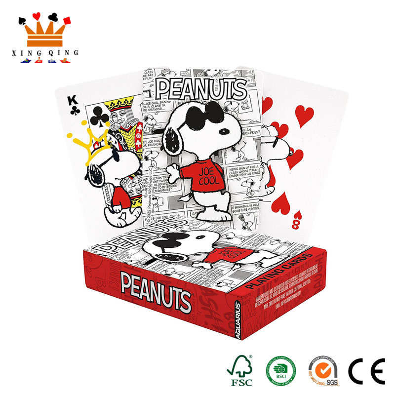 Carte da gioco personalizzate Peanuts